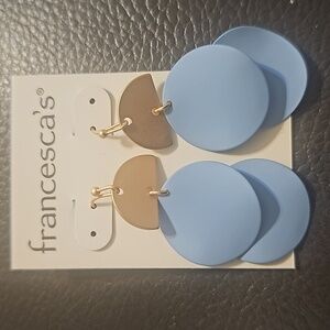 Powder blue earrings
